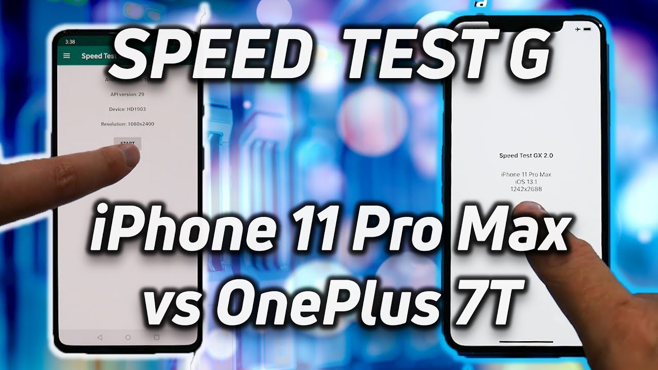 Speed Test G: iPhone 11 Pro Max vs OnePlus 7T