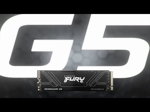 PCIe 5.0 NVMe M.2 SSD with DRAM Cache - Kingston FURY Renegade G5 SSD
