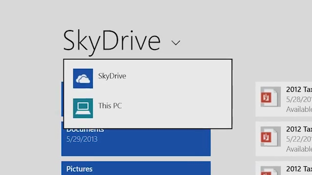 Build 2013: Microsoft cheia de criatividade revela novidades skydrive-windows-8-1