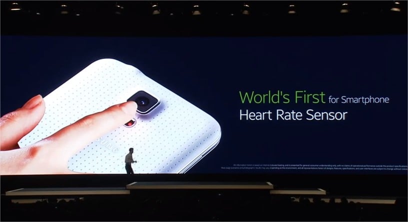 Confira tudo sobre o lançamento do Samsung Galaxy S5 Sensor de batimentos cardiacos