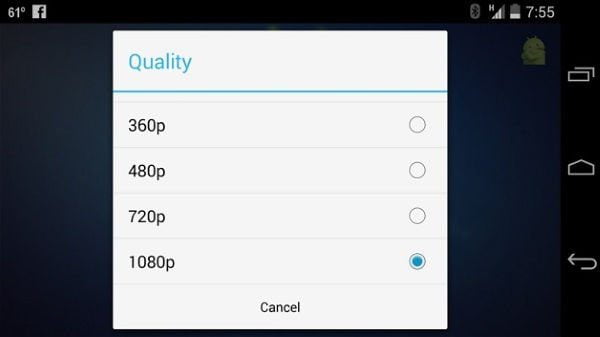 Youtube para Android: Disponibiliza resoluções maiores Youtube para Android resolução