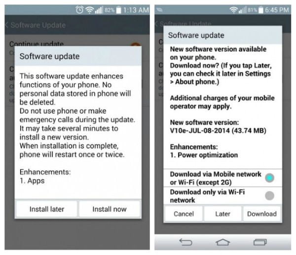LG G3: Atualização para Android 4.4.2 deixa smart mais rápido LG G3 Atualização Android 4.4.2 KitKat