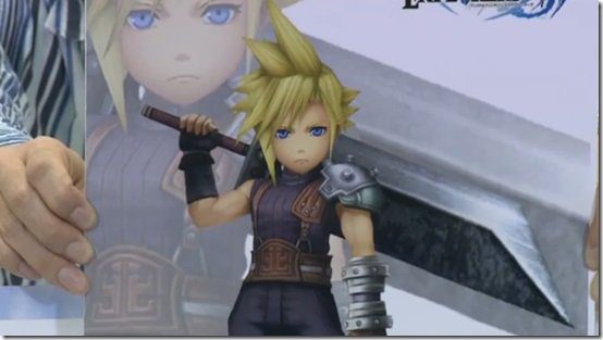 Jogue como Cloud em Final Fantasy Explorers (3DS) Cloud