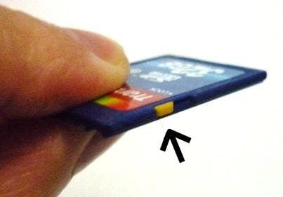 Cartão SD: Como desbloquear um cartão de memória SD? Cartão SD