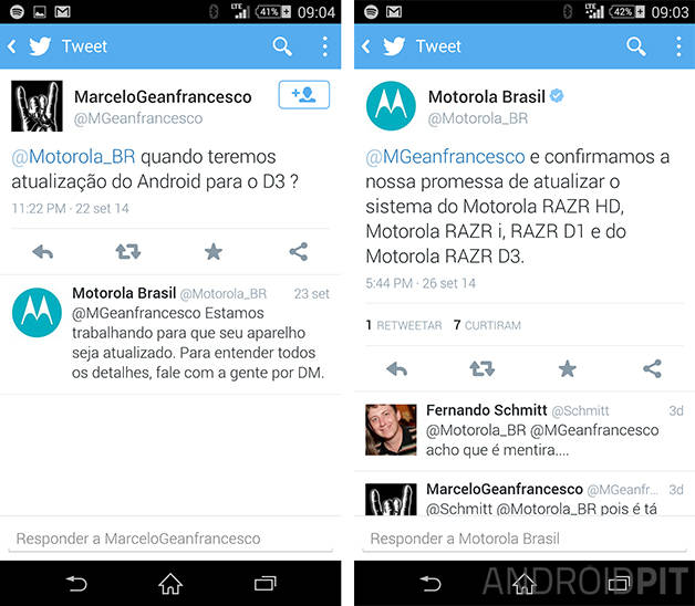 Razr D1 e D3: Motorola confirma liberação do Android 4.4.2 KitKat Motorola Razr D1 e D3 Android 4.4.2