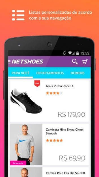 Netshoes download app Android IOS