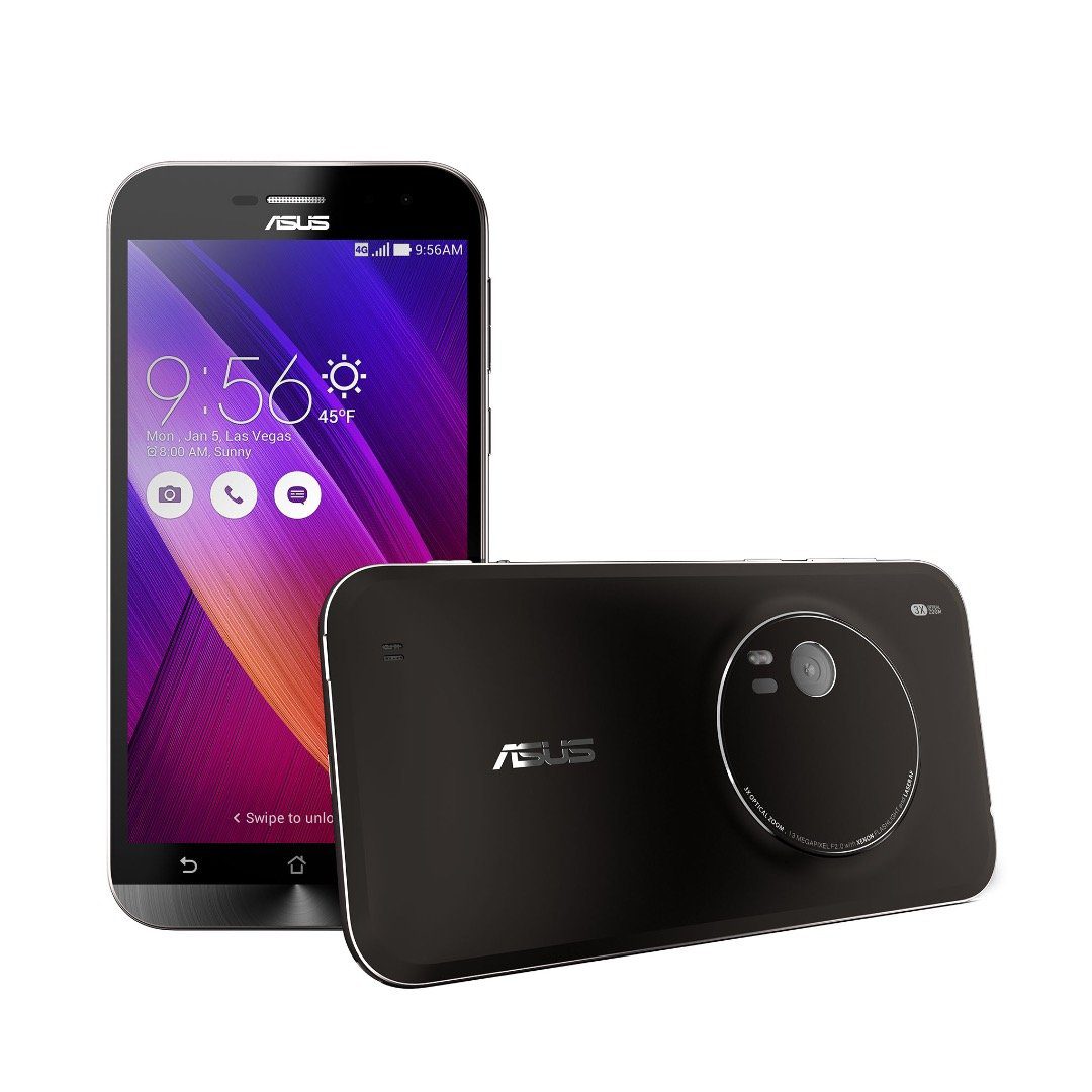 CES 2015 - ASUS anuncia o cameraphone Zenfone Zoom ASUS ZenFone Zoom_front and back