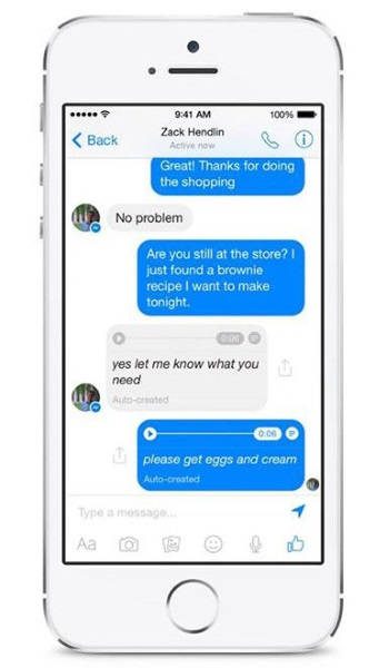 Facebook Messenger vai incluir recurso de transcrição de voz