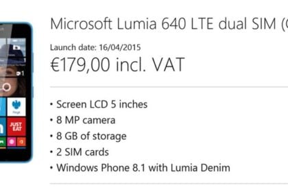 microsoft lumia 640
