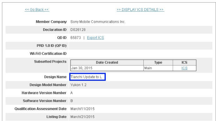 Sony Xperia T2 Ultra: Android Lollipop passa por certificação
