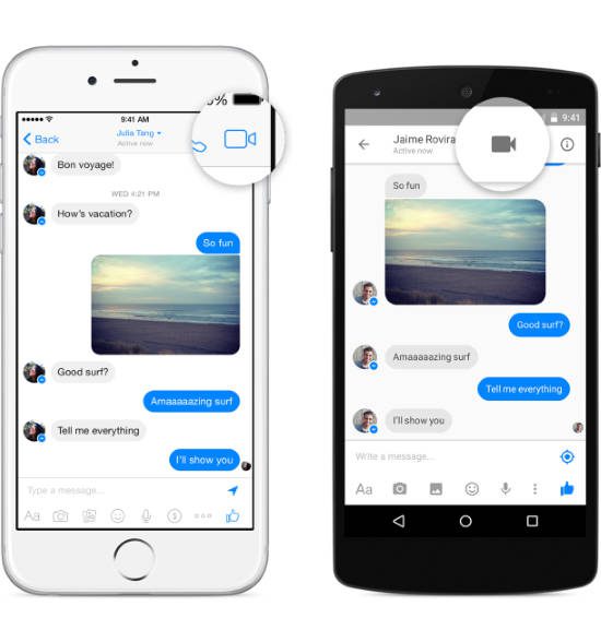 Facebook Messenger agora oferece vídeo-chamadas para o seu dispositivo IOS e Android Facebook Messenger: Vídeo-chamadas para Android e IOS