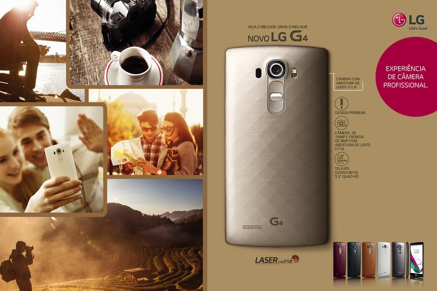 LG G4, G4 Beat e G4 Stylus: Preços, Disponibilidade e Especificações LG - G4 Key Visual Metalizado