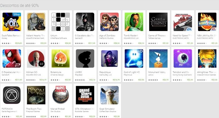 Tomb Raider I está sendo vendido por 10 centavos na Google Play Store Tomb Raider I está por 10 centavos na Google Play Store