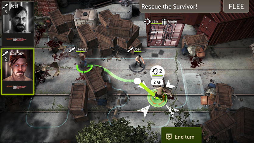 Análise: The Walking Dead No Man's Land (Android, IOS e WP) TWD-No-Mans-Land-Gameplay1