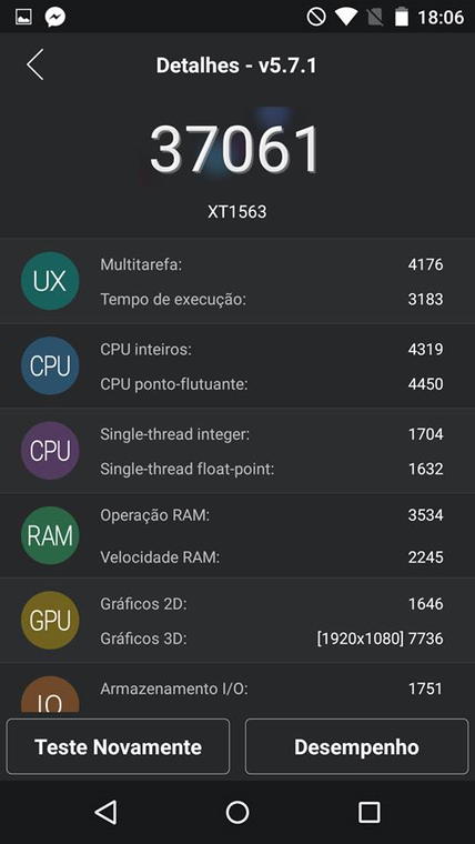 Análise: Moto X Play - Feito para jogar até dar calos na mão mxp benchmark