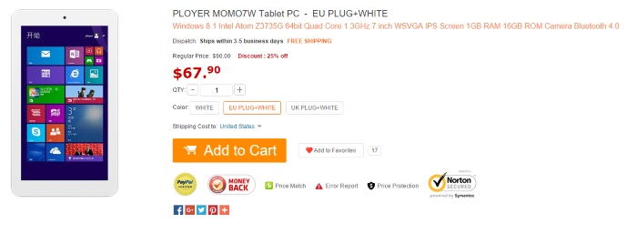 ployer momo7w gearbest