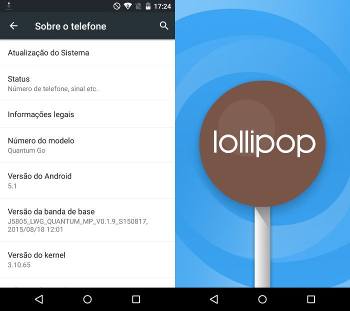 analise e review quantum go software android 5.1 lollipop analise e review quantum go software android