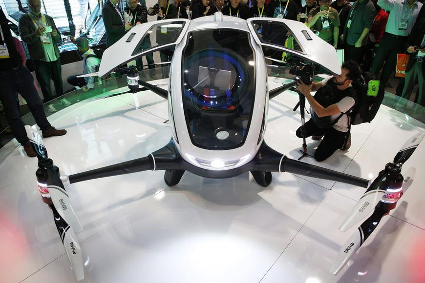CES 2016 - Conheça o Ehang 184, o Drone que 'faz entregas de humanos' ehang 184