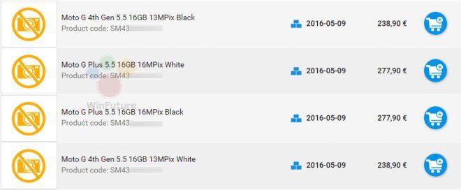 Motorola Moto G 2016 (Moto G4) - Rumores e Notícias Possíveis valores do Moto G4 em euros. (Foto: Divulgação/Winfuture)