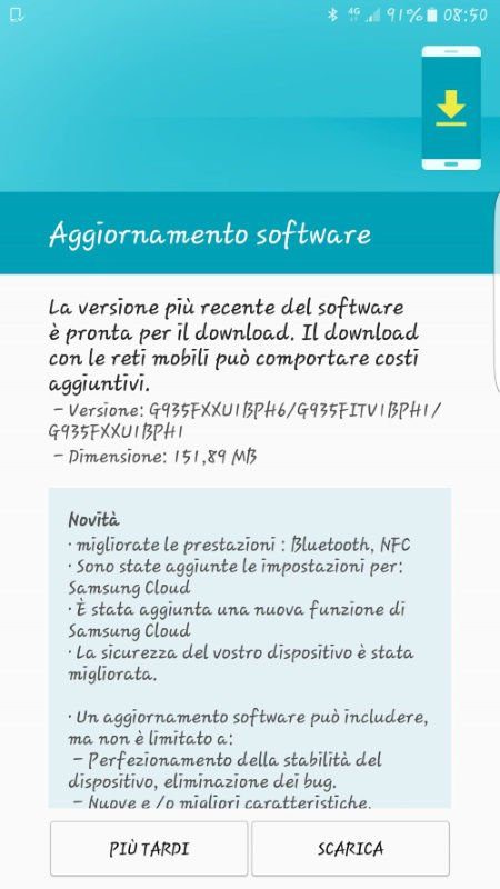 samsung galaxy s7 e s7 edge atualizacao samsung cloud