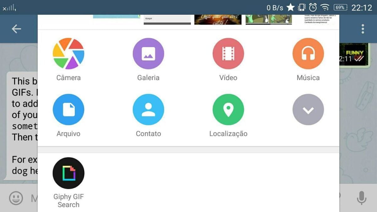 telegram agora tem atalhos para bot scaled