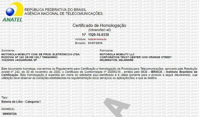 motorola moto z homologacao anatel motorola moto z homologacao anatel