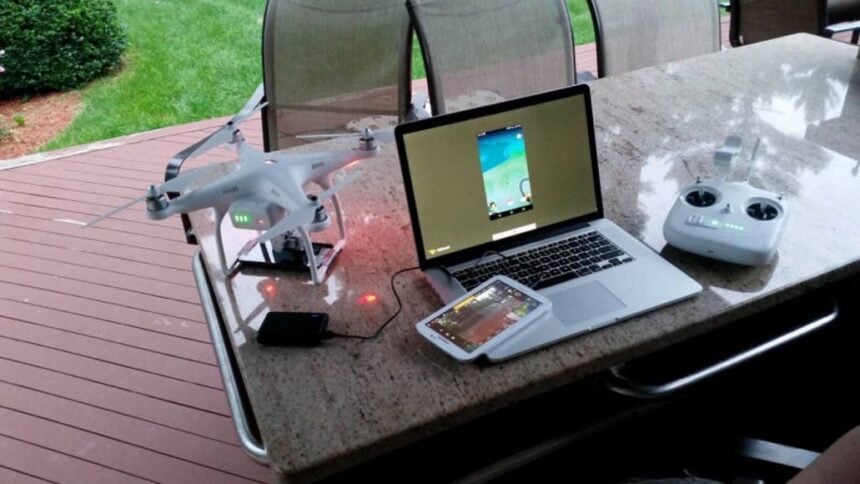 pokemon go capturar pokemons drone