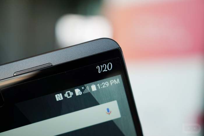 LG V20: Dispositivo chega com Android 7.0 Nougat A LG manteve a tela dupla no LG V20. (Foto: Divulgação/Droid Life)
