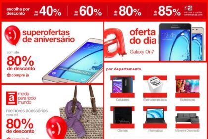 aniversario da americanas promocoes