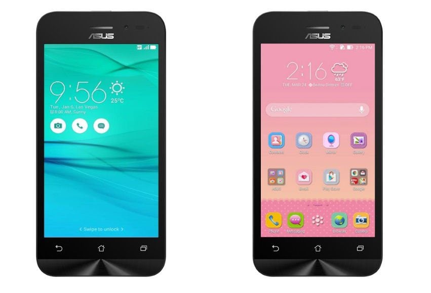 novo zenfone go asus