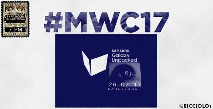 Samsung Galaxy S8: Surgem novas informações sobre as suas especificações técnicas O Galaxy S8 será lançado durante a MWC17 em fevereiro do próximo ano. (Foto: Divulgação/@Ricciolo1)