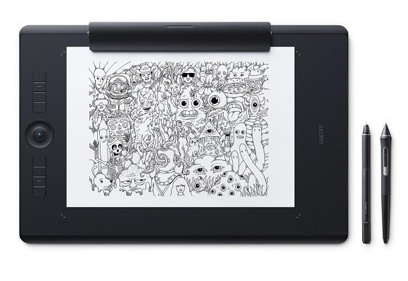 CES 2017 – Wacom apresenta a nova geração da Intuos Pro no ShowStoppers PTH860P IntuosPro PaperEdition OverheadView v1 RGB
