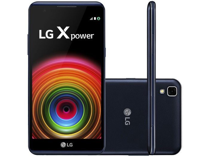 LG lança os novos LG K10 2017, K10 Pro, K10 Power, K8 e K4 2017 LG X Power frente