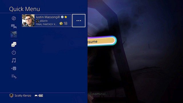menu rapido atualizacao 4.50 ps4
