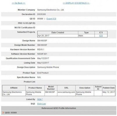 Samsung Galaxy Note 7R passa por certificação Bluetooth galaxy note 7r bluetooth