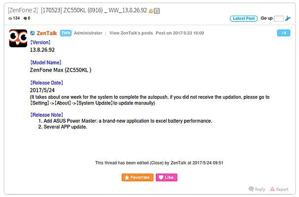 Atualização do Zenfone Max traz aplicativo para melhorar a bateria zenfone max update