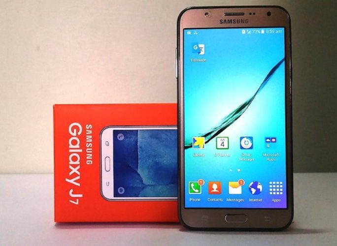 galaxy j7 nougat