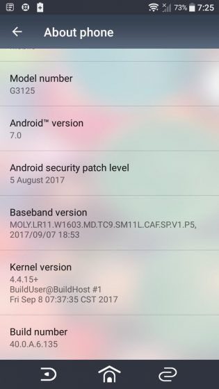 xperia xa1 atualizacao print xperia xa1 atualizacao print