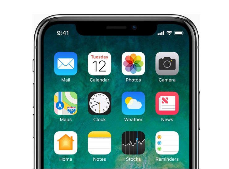 iPhone X frente