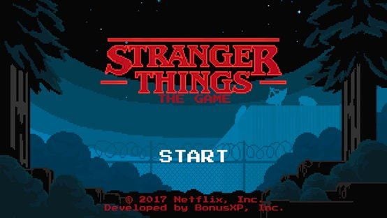 Os jogos móveis mais populares de 2017 game stranger things