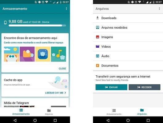 gerenciador files go google