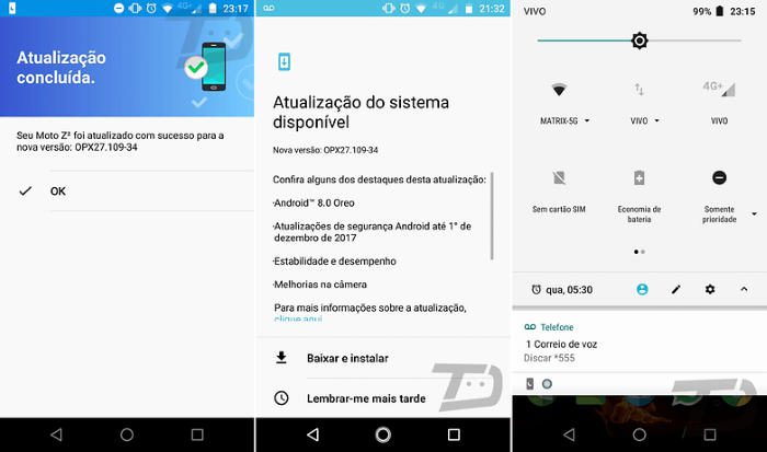 Moto Z2 Force já está recebendo o beta do Android Oreo no Brasil moto z2 force android oreo