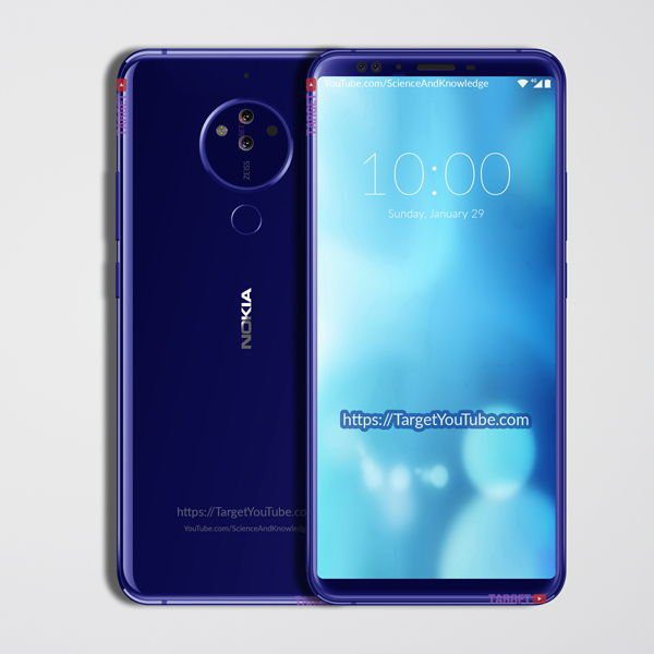 Nokia 10 aparece em vazamento com 5 câmeras traseiras nokia 10 vazamento