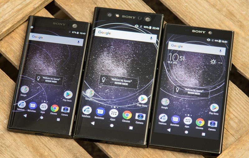 novos xperia xa2 xa2 ultra e l2