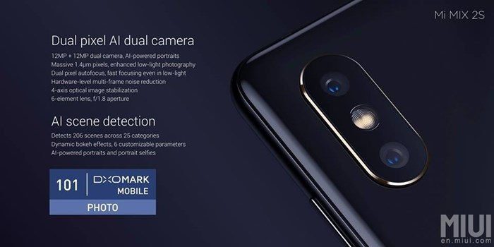 Mi Mix 2S camera Mi Mix 2S camera