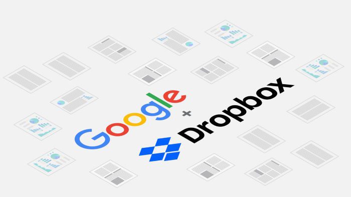 Dropbox e a Google