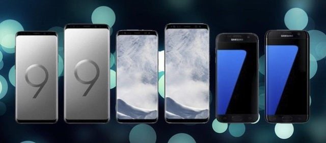 Galaxy S9, Galaxy S8 e Galaxy S7 Galaxy S9, Galaxy S8 e Galaxy S7