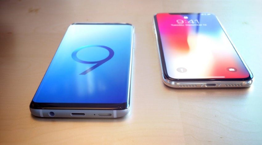 galaxy s9 vs iphone