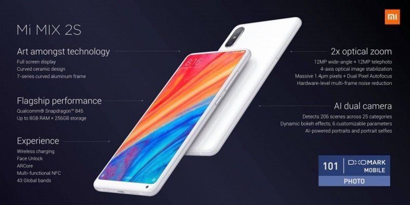 xiaomi mi mix 2s official image