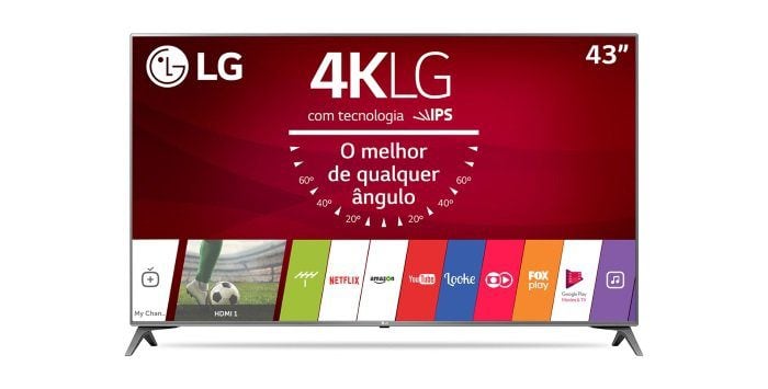 LG 43UJ6565 TVs custo benefício 4K em 2018 LG 43UJ6565 TVs custo benefício 4K em 2018